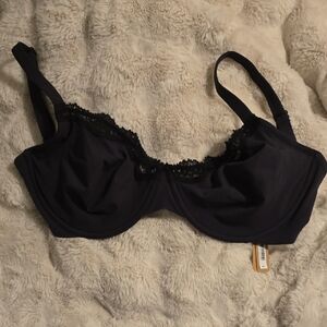 SKIMS FITS EVERYBODY LACE UNLINED DEMI BRA 34H(DDDD)